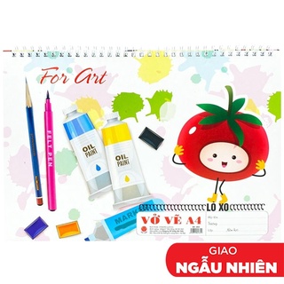 Vở Vẽ Lò Xo A4 3842 (Mẫu Màu Giao Ngẫu Nhiên)