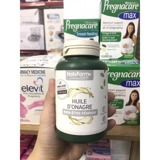 Tinh Dầu Hoa Anh Thảo Hữu Cơ Pháp NAT &amp; FORM, 200 viên