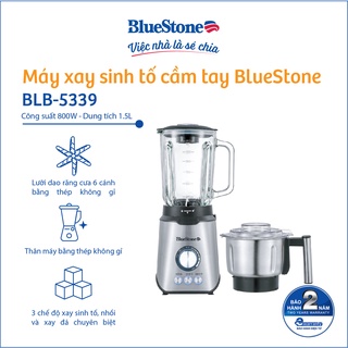 [Mã ELBLUEWL5 giảm 10% đơn 500K] Máy xay sinh tố BlueStone BLB-5339 - Hàng Chính Hãng