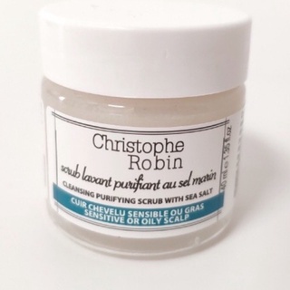 ( MINISIZE 40ml) Tẩy tế bào chết da đầu Christophe Robin Christophe Robin Cleansing Purifying Scrub with Sea Salt 40ml