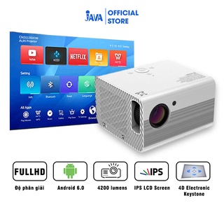 Máy chiếu mini Fullhd 1080p- AUN F90w- Phân giải thực chuẩn 1080p, độ sáng cao 4200 lumen, xem phim, chiếu phòng họp nhỏ