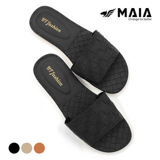 Dép quai ngang nữ thời trang Maia - chất liệu cao su - đế mềm dẻo đi êm chân chống thấm nước siêu bền MA5711 (nhiều màu)