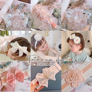 [Nhiều mẫu] Băng đô cho bé - Turban cho bé vương miện giá sỉ cho bé gái