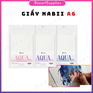 Giấy Vẽ Nabii Aqua Fat 300gsm Set 8 tờ