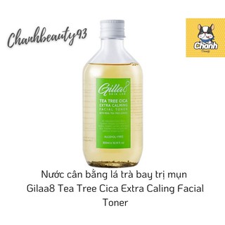 GILLA8 - Nước cân bằng lá trà bay Tea Tree Cica Extra Calming Facial Toner