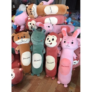 gối nhồi bông hình thú dài 50cm