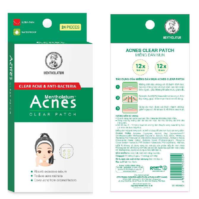 🎊Miếng dán mụn Acnes Clear Patch