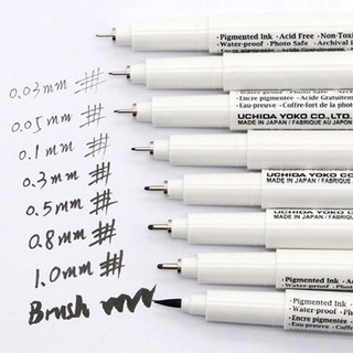 [Mã LIFEXANH03 giảm 10% đơn 500K] Bút line kỹ thuật Marvy For Drawing - Đen