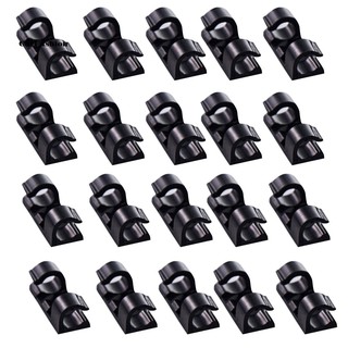 Bộ 20 kẹp giữ dây điện, Kẹp giữ dây cáp, kẹp cố định dây cáp sạc USB ( 3x1cm)