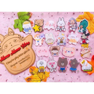 ❣️Có Ảnh+Video thật❣️ ĐƯỢC CHỌN MẪU- Pin Cài Áo, Pin Cài Balo Hình Thú size 4cm-4,5cm❣️