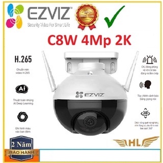 Camera IP Wifi xoay 360 ngoài trời Ezviz C8C PTZ 2Mp, Ezviz C8W 4Mp 2K Nâng Cấp Có Báo Động- Hàng Chính Hãng