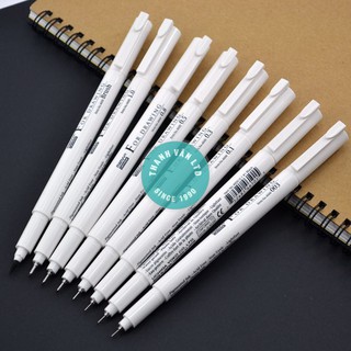 Bút line chuyên nghiệp Marvy Uchida 4600 Đen Tất Cả All Size 0.6 0.8 0.9