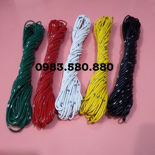 (10mét) DÂY ĐIỆN NHẬT LÕI ĐỒNG 0.3 - 0.5 -1.0 NHIỀU MÀU HÀNG XỊN (19.900)