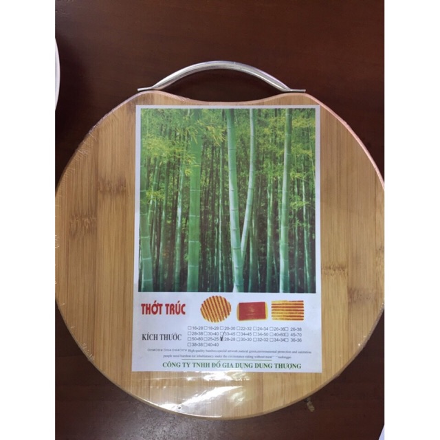Thớt gỗ trúc