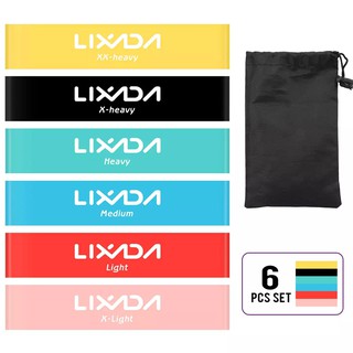 Bộ 6 dây thun kháng lực tập gym yoga RB100