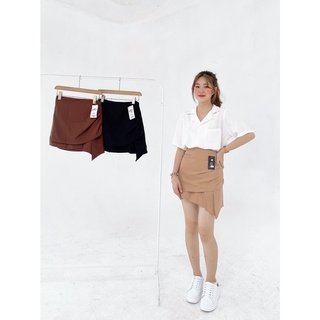 Quần giả váy vạt xéo phong cách Hàn Quốc
