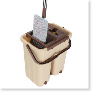 Bộ cây lau nhà thông minh kèm thùng vắt 2 ngăn size lớn BH- M200