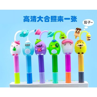 [Mã LIFEBOOK2 giảm 10% đơn 0Đ] Hộp 6 cây bút dạ quang đầu hoạt hình cute