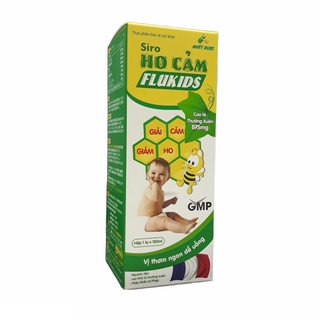 SIRO HO CẢM FLUKIDS -  Giúp bé nhuận phế, làm ấm và sạch đường hô hấp trên, giải cảm, giảm ho do thời tiết (120ml)