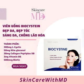 {CHÍNH HÃNG} Viên uống BIOCYSTEIN đẹp da, đẹp tóc, sáng da, chống lão hóa15 viên, 30 viên