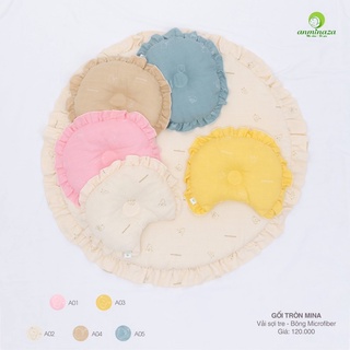 Anminaza - Gối tròn Mina vỏ sợi tre
