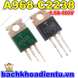 Cặp sò A968 - C2238 bóc máy chất lượng tốt.