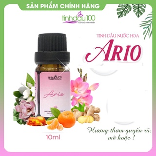 Tinh dầu nước hoa Ario xông thơm phòng, thư giãn, làm nước hoa lọ 10ml Tinh Dầu 100 Shop