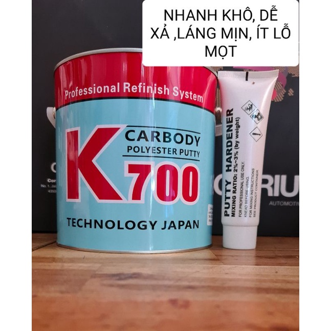 Bột trét K700 3.5kg ( Sơn ô tô và xe máy)
