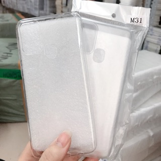 ốp lưng Silicon cho Galaxy M31 mới 2020 trong suốt