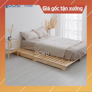 (Giá Xưởng) Giường Ngủ Pallet Gỗ Thông