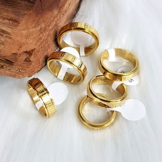Nhẫn bát nhã tâm kinh bảng 6mm, nhẫn nữ, nhẫn nam NZ1725.