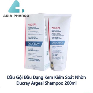 Dầu Gội Đầu Dạng Kem Kiểm Soát Nhờn Ducray Argeal Shampoo 200ml