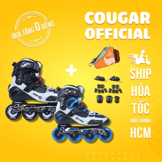 Giày Patin Người Lớn Cougar CR9 Cao Cấp Tặng Kèm Bộ Bảo Hộ Và Mũ Bảo Hiểm Người Lớn