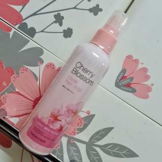 Dầu Gội Khô Xịt dưỡng tóc anh đào Cherry blossom clear hair mist 