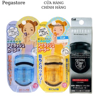 Bấm mi KAI Compact Curler (màu vàng,màu xanh) /KAI Pretesa Gentle Beauty Care (màu đen) - dụng cụ kẹp mi cong tự nhiên