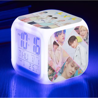Đồng hồ LED báo thức TXT (tặng kèm pin)