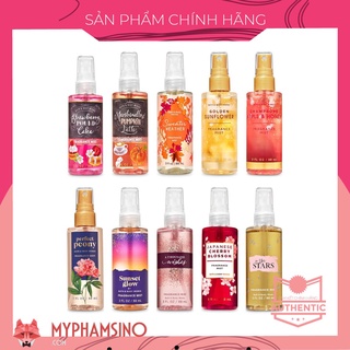 [NHIỀU MÙI] Xịt toàn thân Bath &amp; Body Works 88ml