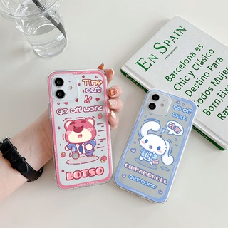 Ốp Điện Thoại Hình Gấu / Thỏ Dễ Thương Cho iphone 11 pro max 12 pro max 13 pro max mini 6 7 8 6 7plus se 2020 x xs xr 5 4