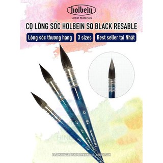 Holbein Cọ Mop SQ lông sóc thượng hạng - size 1, 3, 6