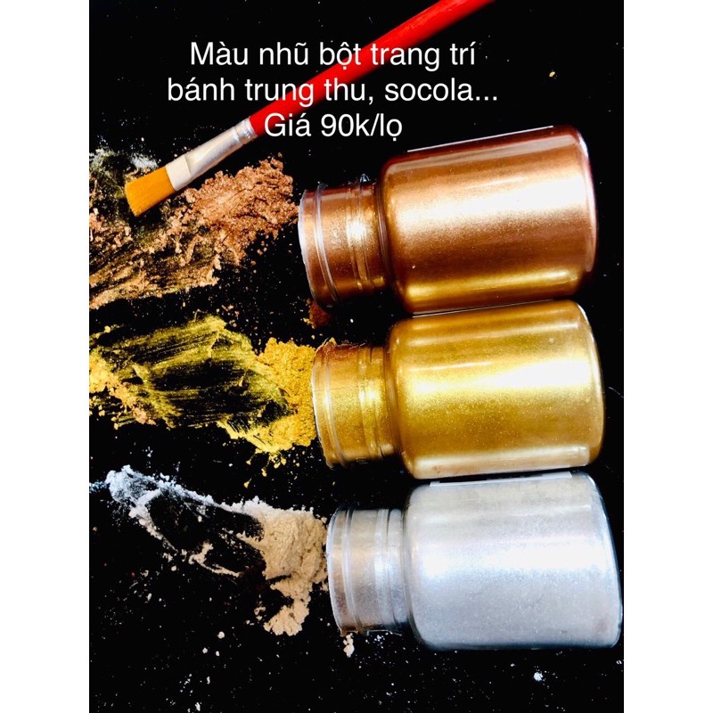 màu nhũ thực Phẩm