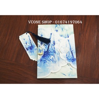 Sổ tay cổ phong dây tuyến sổ cổ phong dây tuyến in hình cổ trang xinh xắn