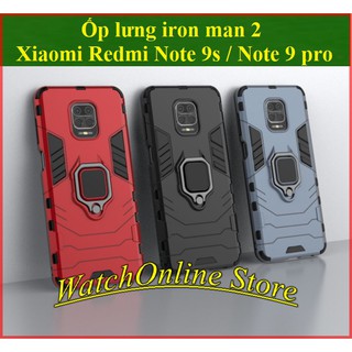 Ốp Lưng IronMan 2 cho Xiaomi Redmi Note 9s / Redm Note 9s / Note 9 pro