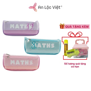 Bóp ví viết hình nhân vật hoạt hình đáng yêu, chất liệu vải 60089 cho học sinh