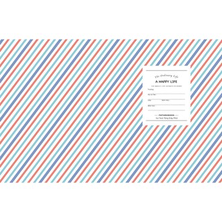Giấy Bao Tập Caro 2in1 Futurebook (Xấp 5 Cái) - Giấy Bao Tập Sọc Màu Pastel (20.5x32 cm) - Nhiều Mẫu