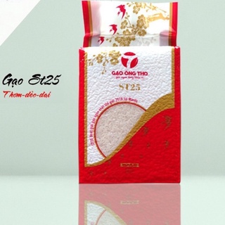 Gạo ST25 Ông Thọ Gạo Ngon Nhất Thế Giới (Túi 2 Ký)