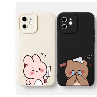 Ốp lưng iphone BẢO VỆ CAMERA cho iphone 7+/8 plus, X, XSMAX, 11, 12, 12, 13 PROMAX THỎ VÀ GẤU