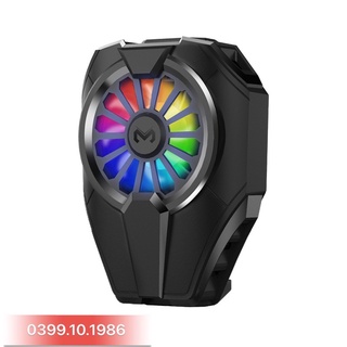[TẶNG BAO TAY CHƠI GAME] Quạt sò lạnh MEMO DL-06 siêu lạnh, đèn Led RBG đổi màu cực chất