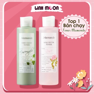 Nước hoa hồng Mamonde Toner 250ml - Cấp ẩm, kiềm dầu, se khít lỗ chân lông