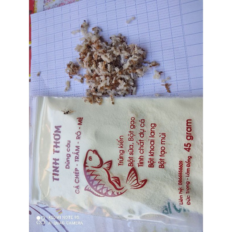 Mồi-Câu-Cá-Chép.(Tinh-Thơm-Câu-Cá).