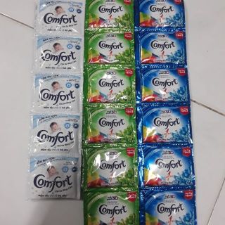 Dây 10 gói nước xả vải đậm đặc Comfor